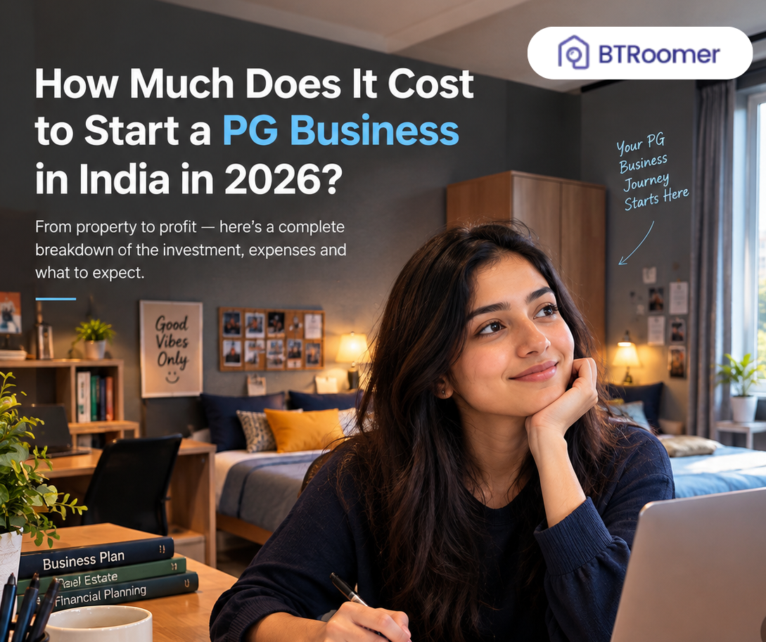 How Much Does It Cost to Start a PG Business in India in 2026?