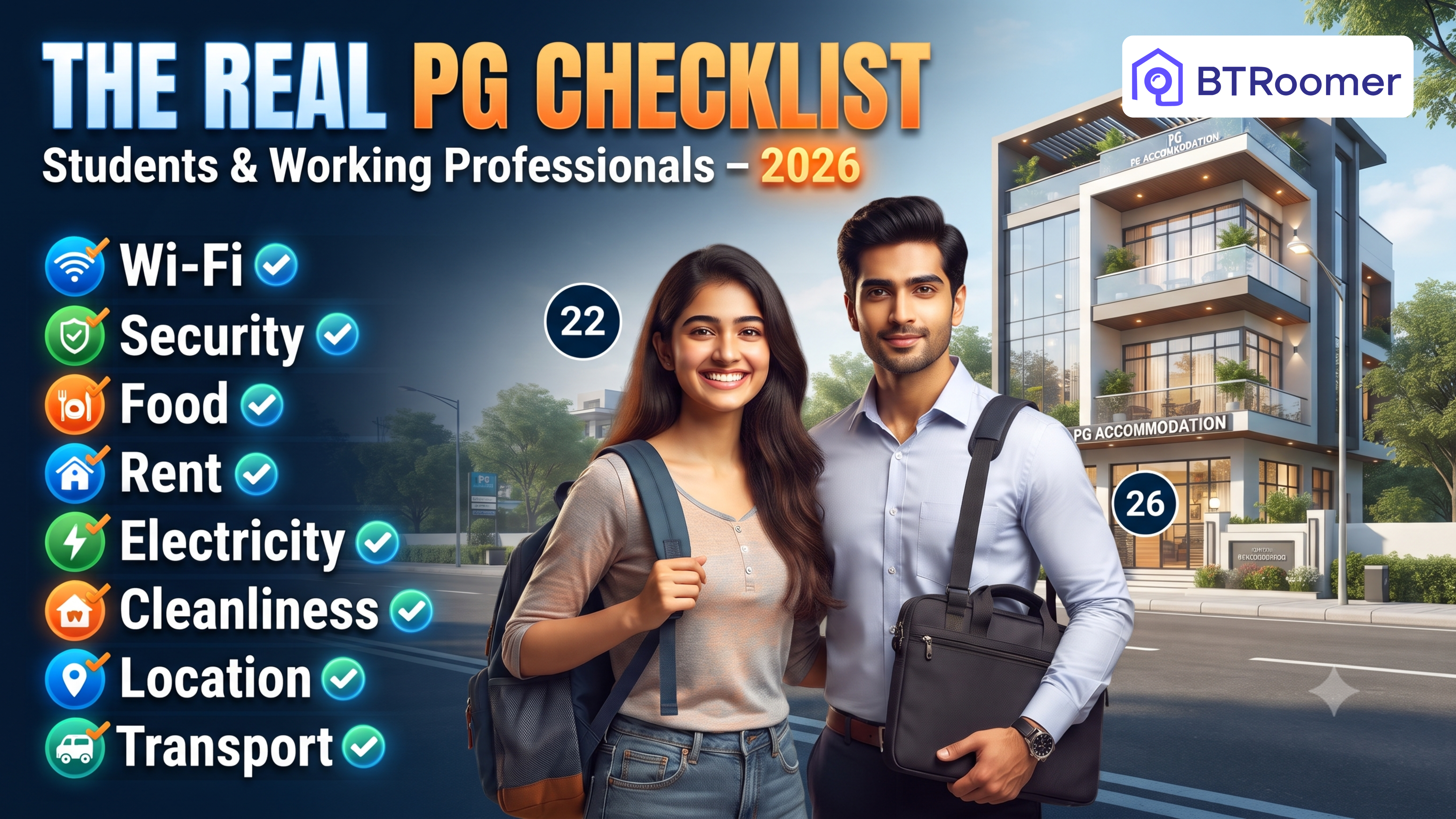 The Real PG Checklist for Students & Working Professionals (2026)
